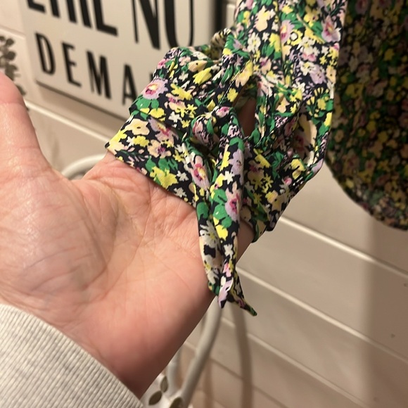 Maeve Anthropologie Ashleigh floral puff sleeve size xs - Picture 5 of 7